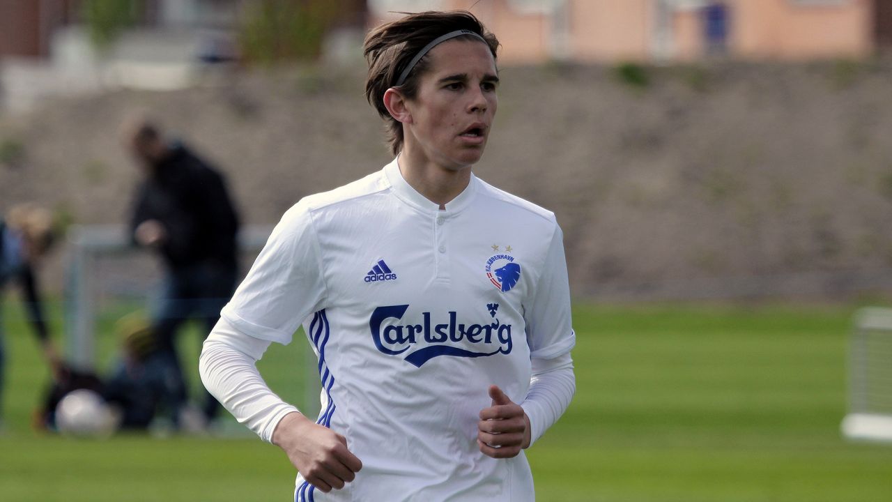 Victor Jensen i fint selskab F.C. København